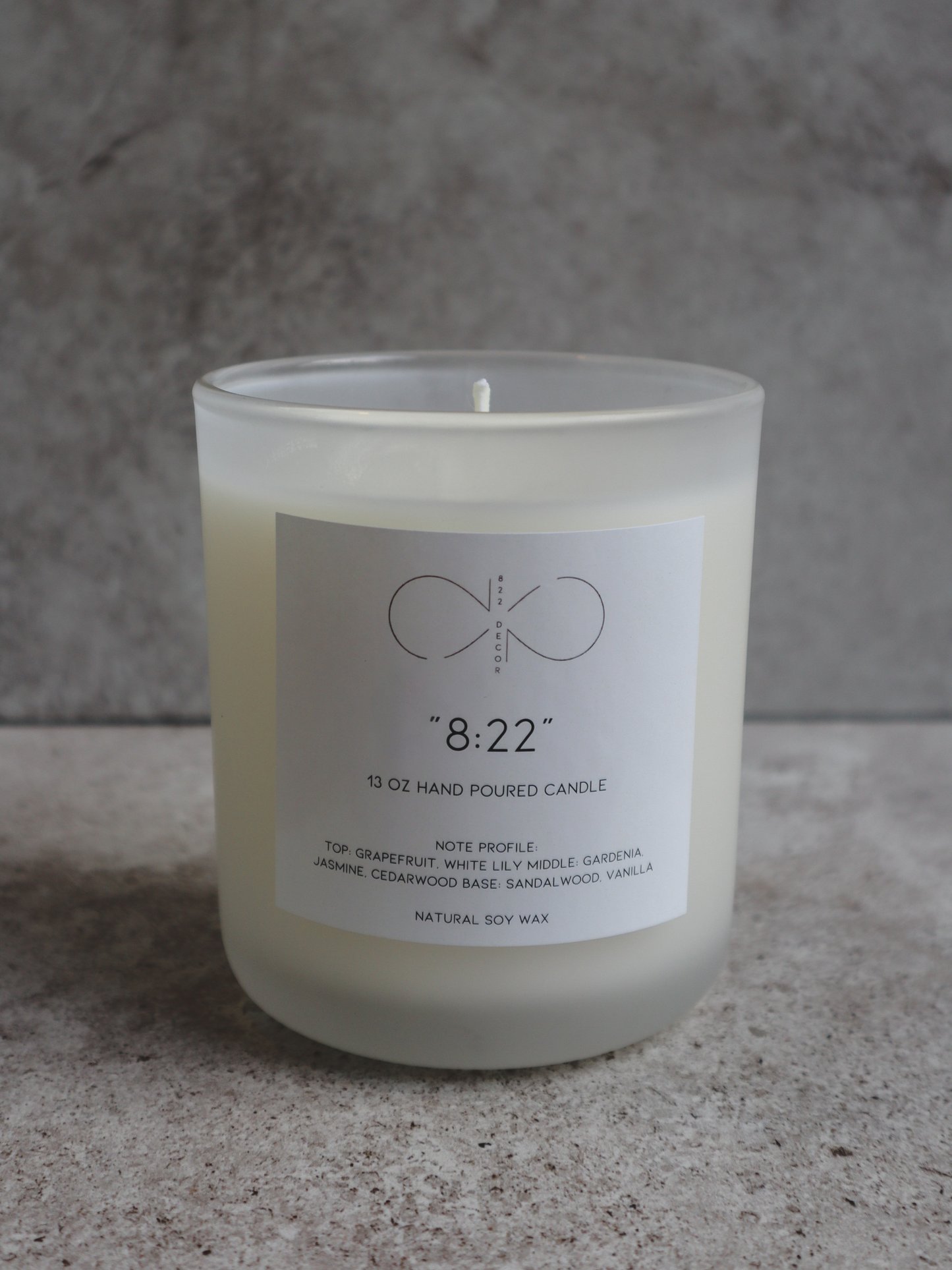 Anniversary Edition: "8:22" Candle