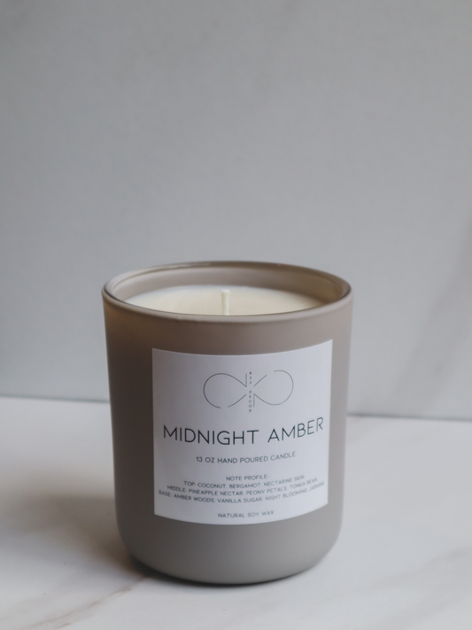 Midnight Amber Candle